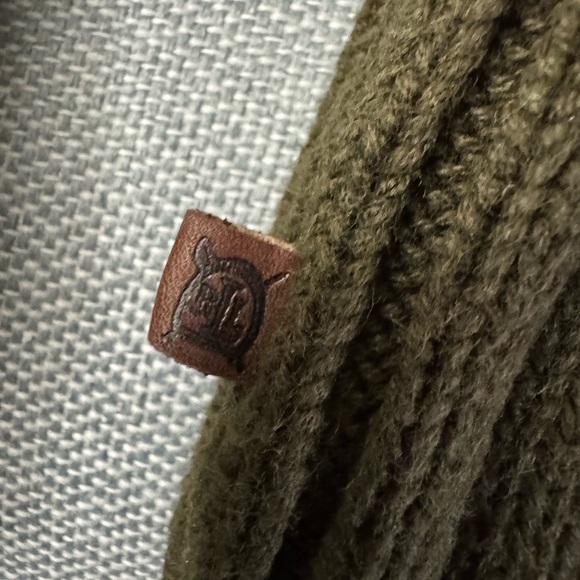 Ralph Lauren Olive Ribbed Mock Turtleneck Sweater - Picture 13 of 14